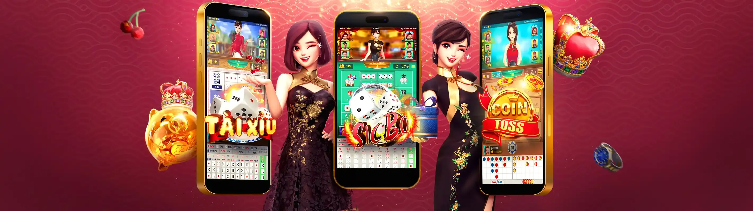 Bàn Baccarat thienhabet sang trọng với chip vàng và thẻ bài